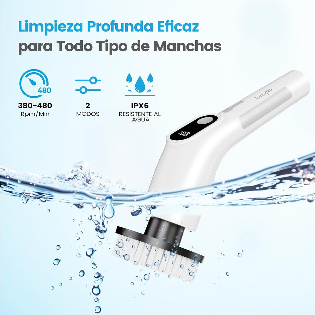 Cepillo de limpieza eléctrico multifunción